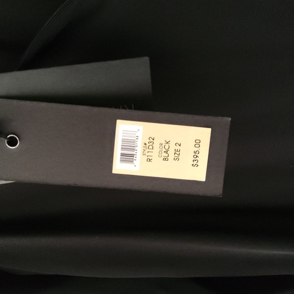 RACHEL ZOE💥New💥Black Sequin Trimmed Silk Dress - Picture 8 of 8